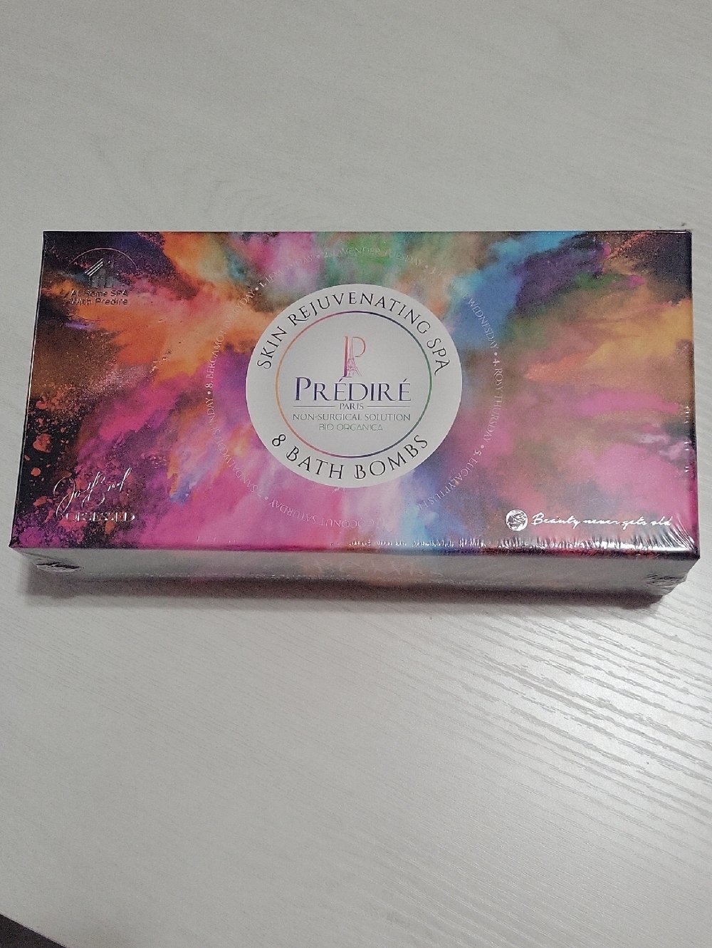 NIB Predire Rainbow Bath Bomb Set - Multicolor